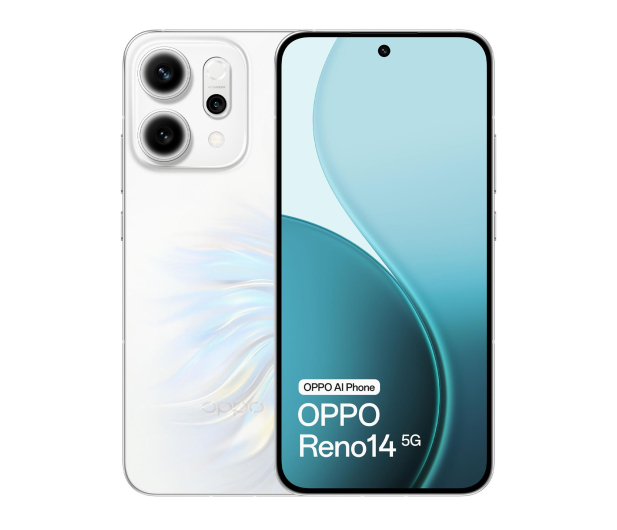 OPPO Reno14 5G 12/256GB Opal White - 1357106 - zdjęcie